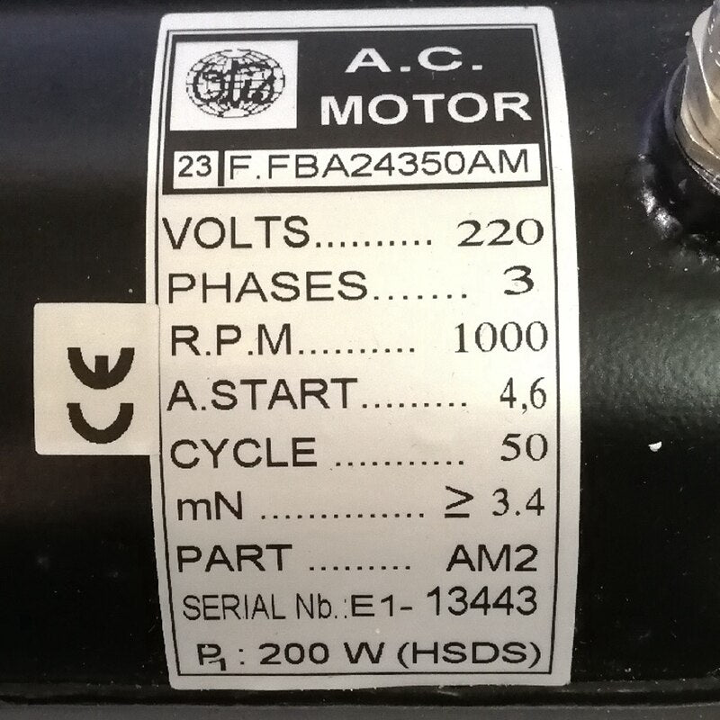 DO2000 Door Machine Motor F.FBA24350AM 200W