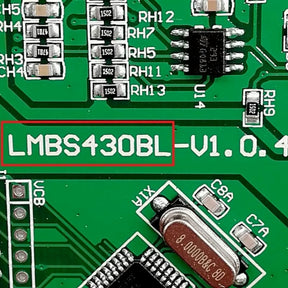 Панель параллельного дисплея, синий черный экран STN/LMBS430BL 