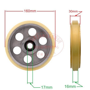 Elevator Guide Shoe Roller 160*30*6203 Counterweight Guide Shoe Wheel