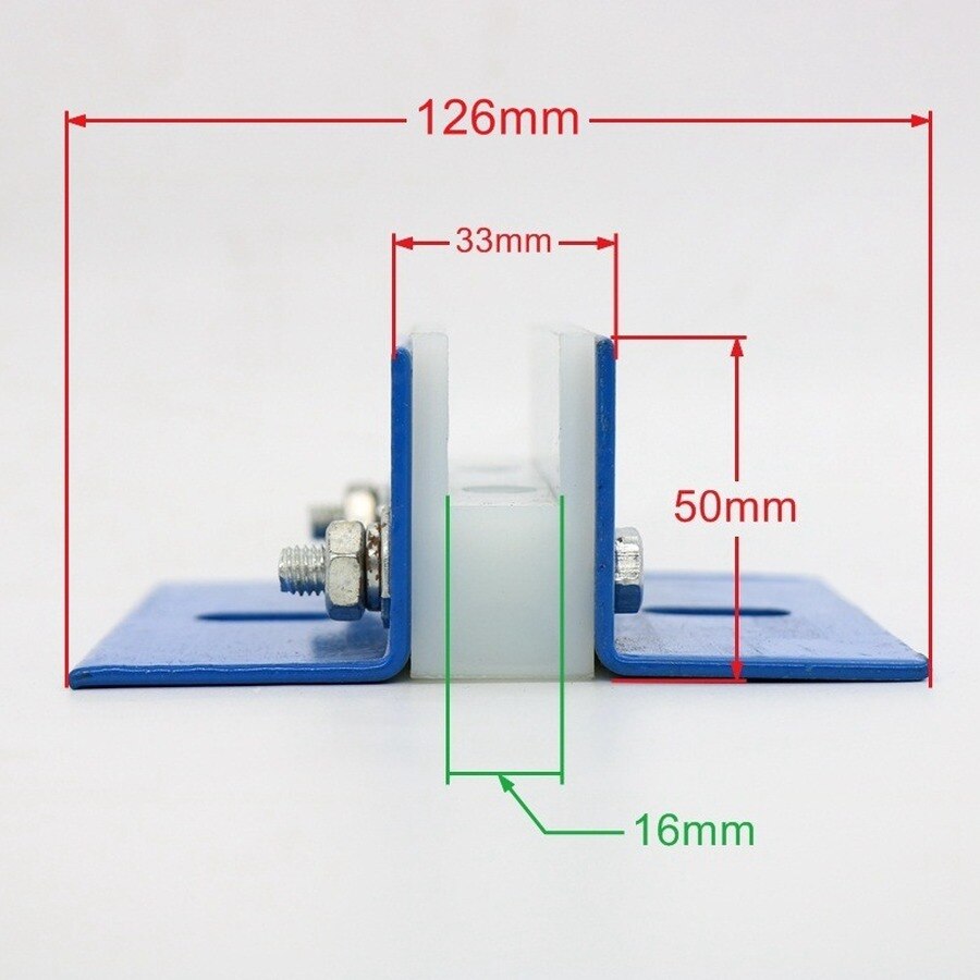 16mm Elevator Sliding Auxiliary Rail Guide Shoe