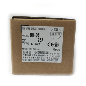 Small circuit breaker BH-D6 2P C 0.5A -16A D type 0.5A -16A