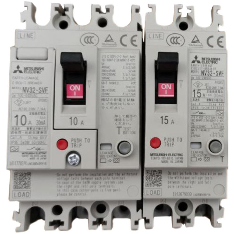 Circuit breaker NV32-SVF 2P 3P 5A 10A 15A 20A 25A 30A