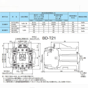 Contator DC BD-T21 DC125V DC110V DC24V substitui BD-N20 DC48V 