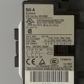 Contator AC SH4 Contator Especial de Elevador 