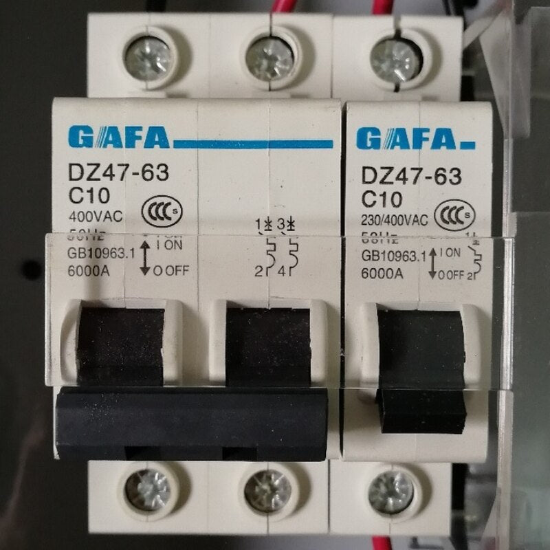 Machine Room Distribution Box 40A 63A  Double Switch for Hoistway Lighting Release Switch