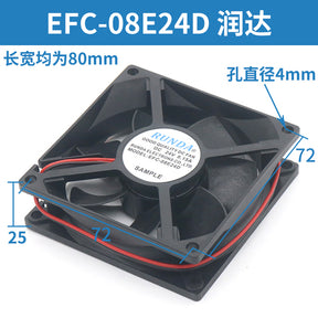 Inverter control cabinet fan EFC-08E24D DS08025B24U