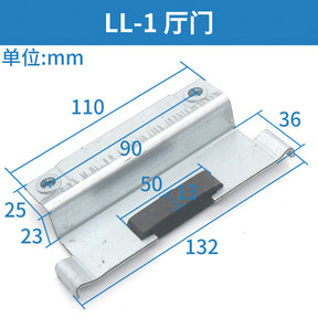 Elevator door slider bracket car door floor hall door rubber LL-3 LL-1 LL-8 is suitable for Otis accessories