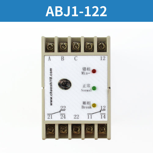 Relé de sequência de fase ABJ1-122X 12WX 