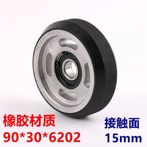 Elevator guide shoe roller 70*25*6202 90*30*6202