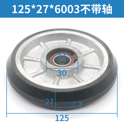 Elevator guide shoe wheel 100*27*6003 125*27*6003