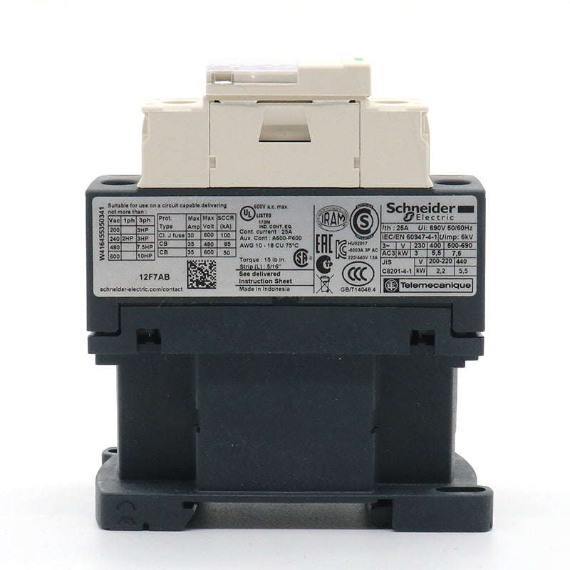 Elevator contactor CAD32F7 50 LC1D12F7 18 25 258 40A 38F7