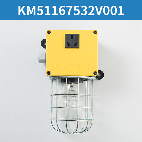 Pit inspection box well lighting switch