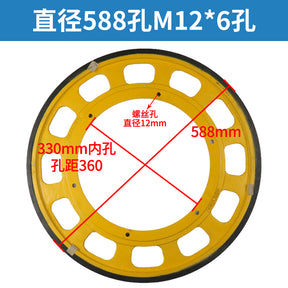 9300 escalator friction wheel 497mm 588*30