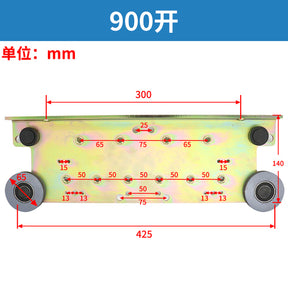 Elevator hall door hanging plate 800 900 door opening distance pulley 65mm