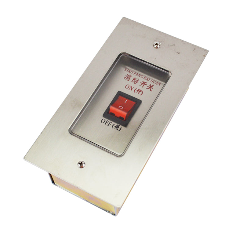 Elevator fire switch box