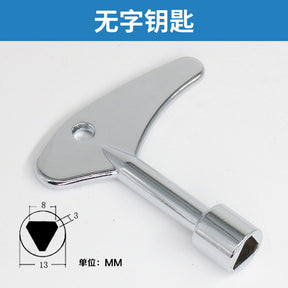 Universal elevator key hall door triangular lock