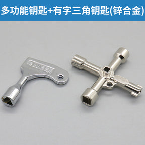 Multifunctional key four corner triangle cross elevator accessories