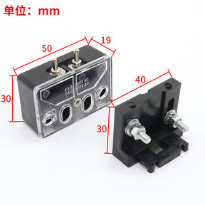 Elevator door lock contact secondary lock switch