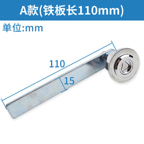 Elevator triangular lock hall door lock swing lever