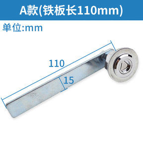 Elevator triangular lock hall door lock swing lever