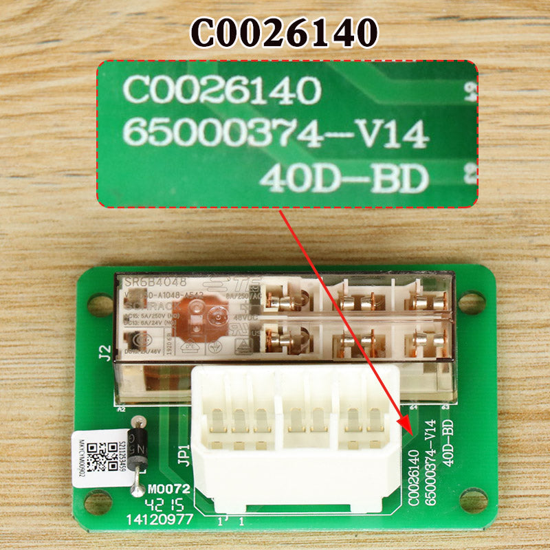 Placa de relé LCA C0026140-A B 40D-BD 65000374-V14 