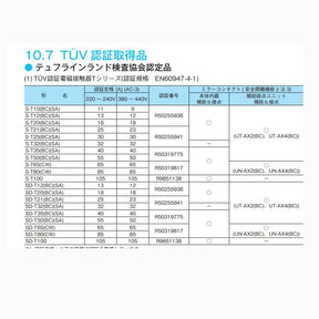 Contator CC SD-T50BC DC100V 200V 125V 24V