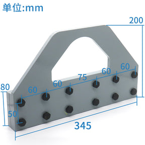 Elevator steel belt rope clamp