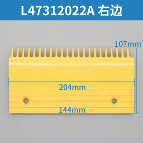 Гребенчатая пластина эскалатора L47312023A 22A 24A 22 зубца 