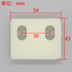 Elevator door slider rubber slider 54*43*12 nylon slider for Mitsubishi freight elevator