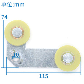 Elevator door knife wheel 7-shaped wheel