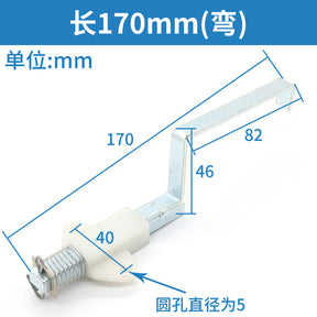 Triangular lock top rod 161 door lock removal rod