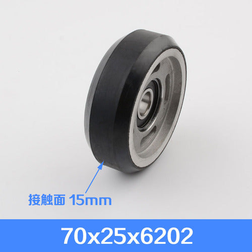 Elevator guide shoe wheel 70*25*6202 90*30*6202