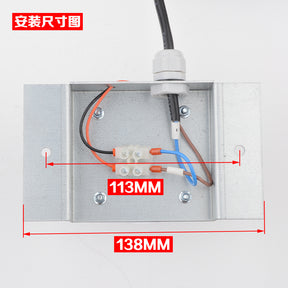 Elevator car top alarm device buzzer