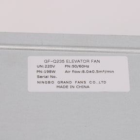 Вентилятор QF235 5400 300P Шкаф управления лифтом 85BR Инверторный вентилятор 