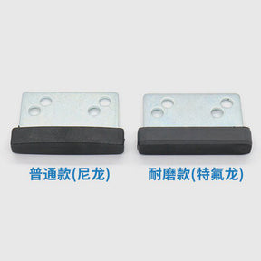 Elevator universal hall door foot door slider