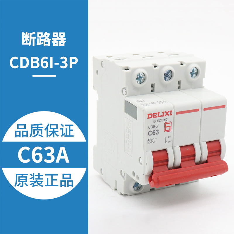 CDB6i 1P 2 3 C4A 6A 10A 63A miniature circuit breaker