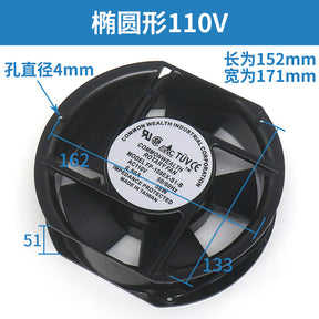 Elevator cabinet cooling fan FP-108EX-S1-B 110V 220V 380V