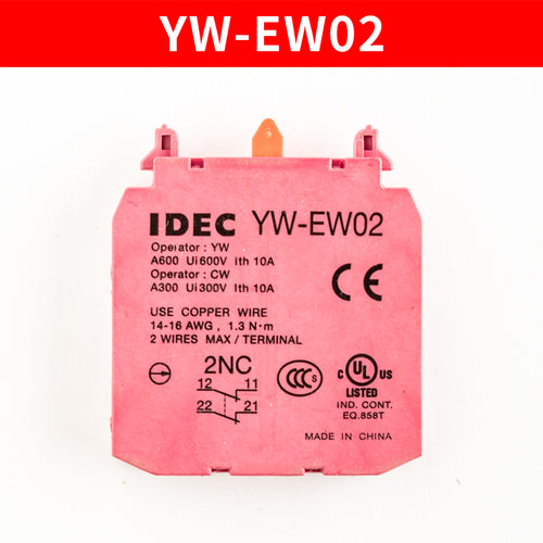 IDEC button contact YW-E01YW-E10