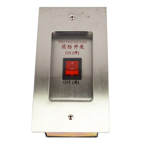 Elevator fire switch box