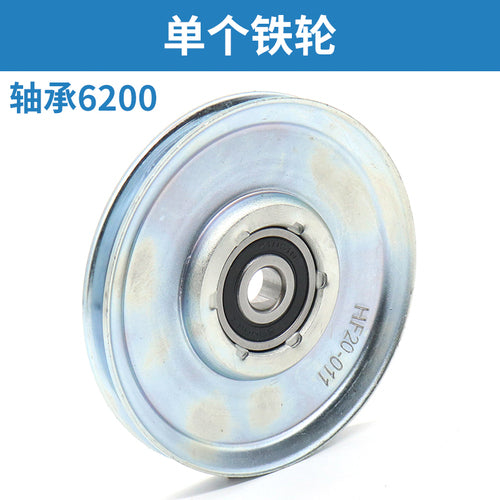 Elevator heavy hammer wire rope pulley Door hanger pulley