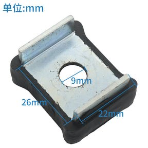 Floor hall door heavy hammer shock absorber rubber block door hammer rubber pad anti-collision block elevator accessories