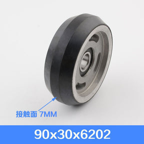 Elevator guide shoe wheel 70*25*6202 90*30*6202