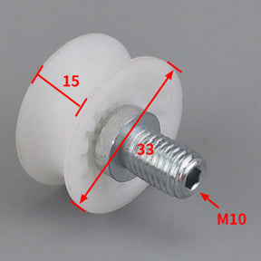 Roda suspensa da porta Roda excêntrica 33*15*M10 