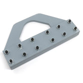 Elevator steel belt rope clamp