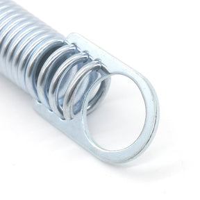 Elevator door knife spring