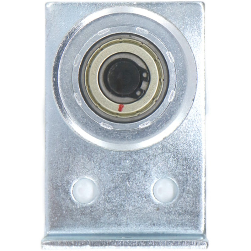 Elevator car door motor pulley