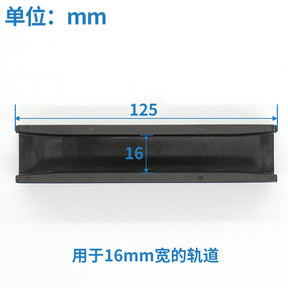 Elevator guide shoe lining 125*16 10mm