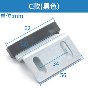 Elevator hall door car door slider guide shoe door foot door slider