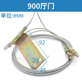 Elevator door wire rope 800 900 door opening distance