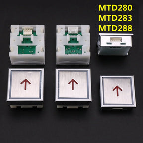 MTD280 MTD283 MTD288 botão quadrado ultrafino 